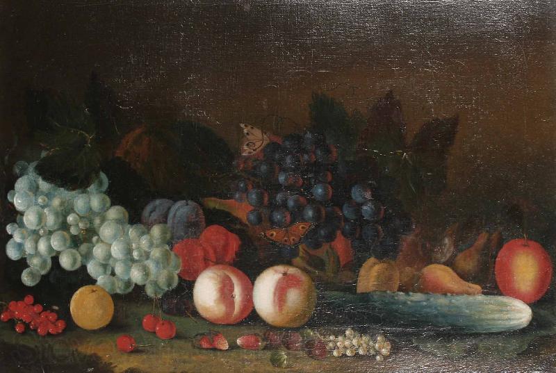 George Washington Lambert Still life of mixed fruit